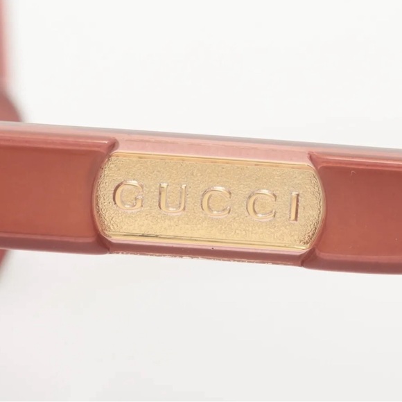 Gucci Sunglasses Rose With Gold Logo GG0794SK - Picture 4 of 6